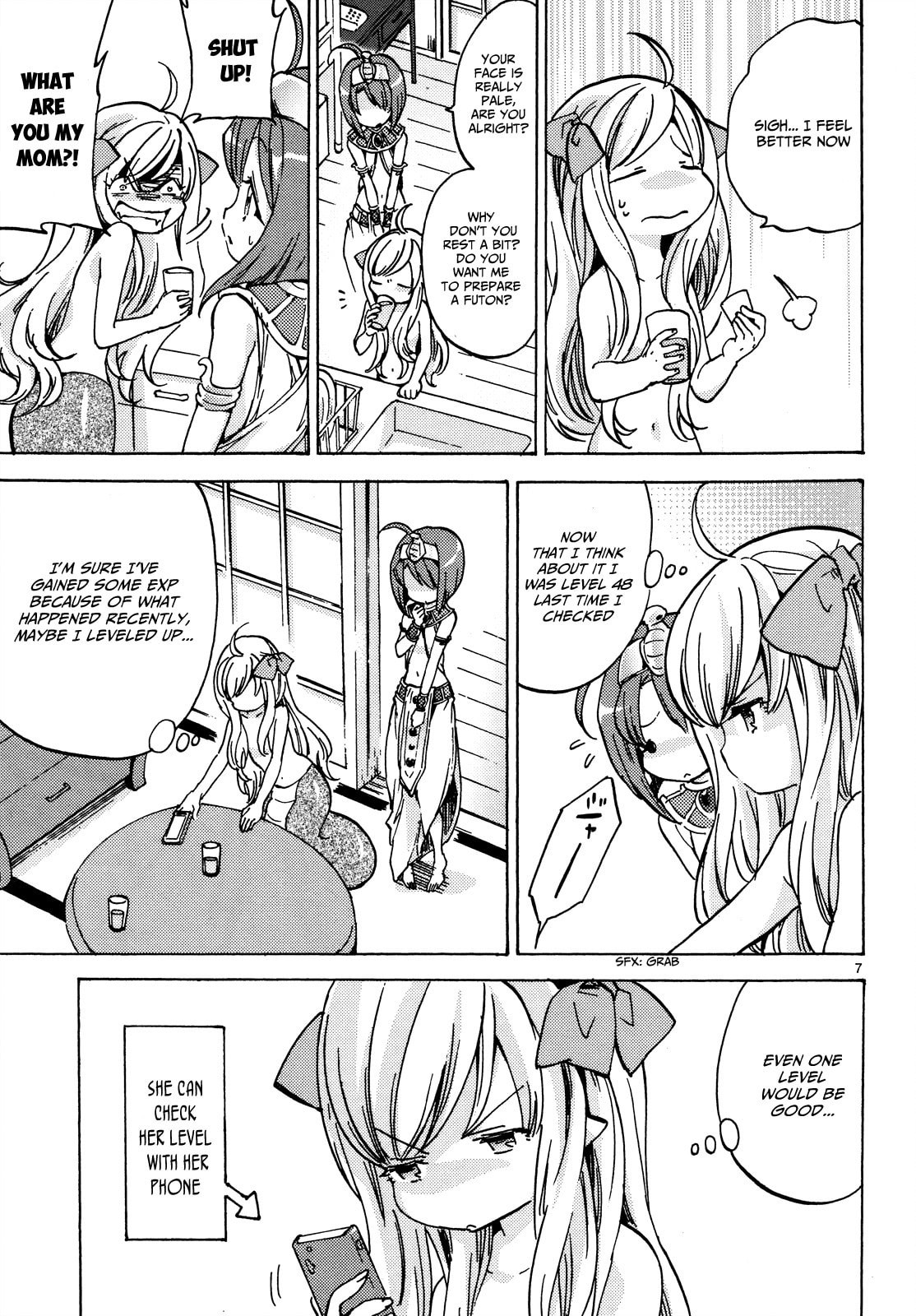 Jyashin-chan Level Down page 7