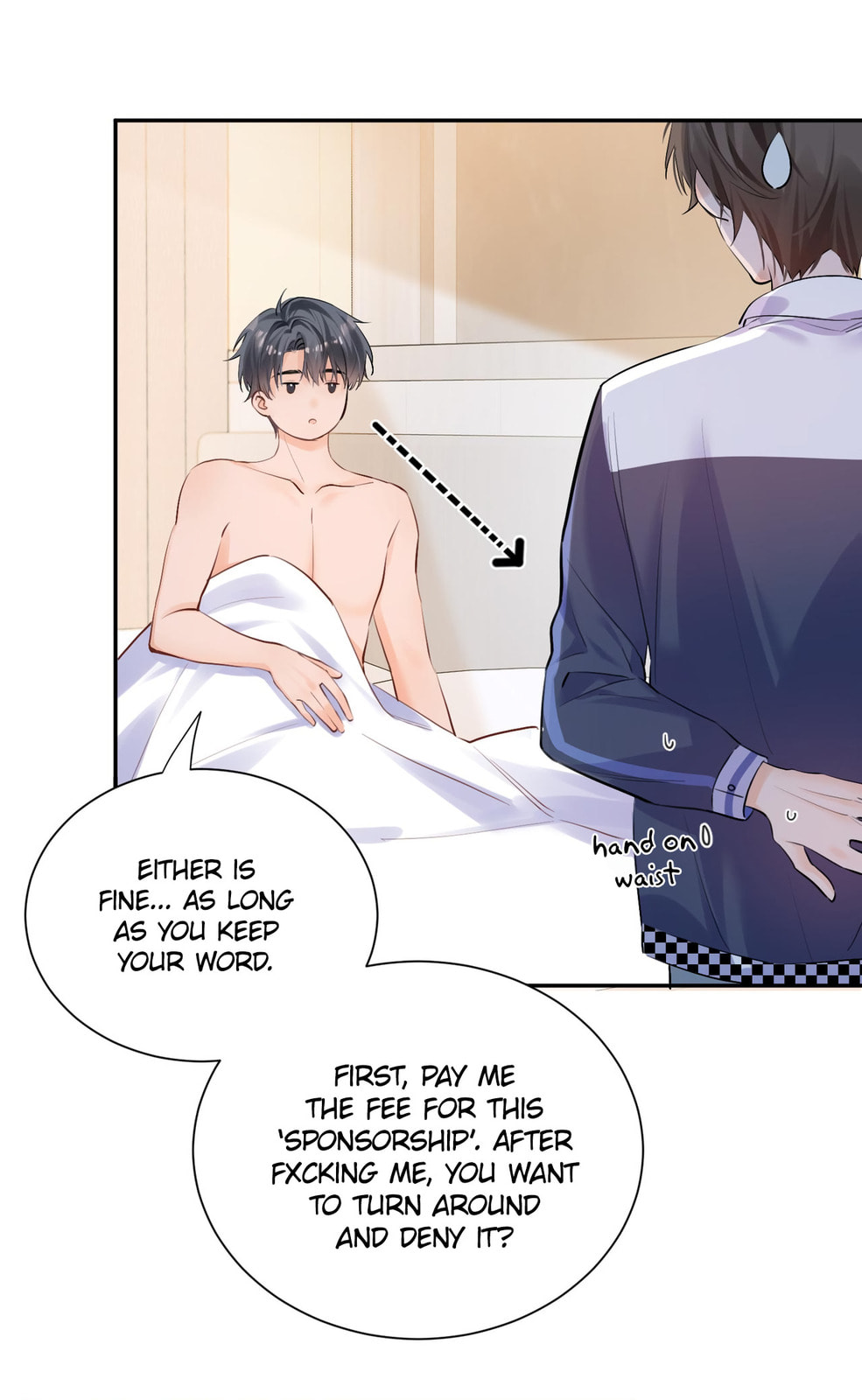 Why are you lying next to me?! page 31
