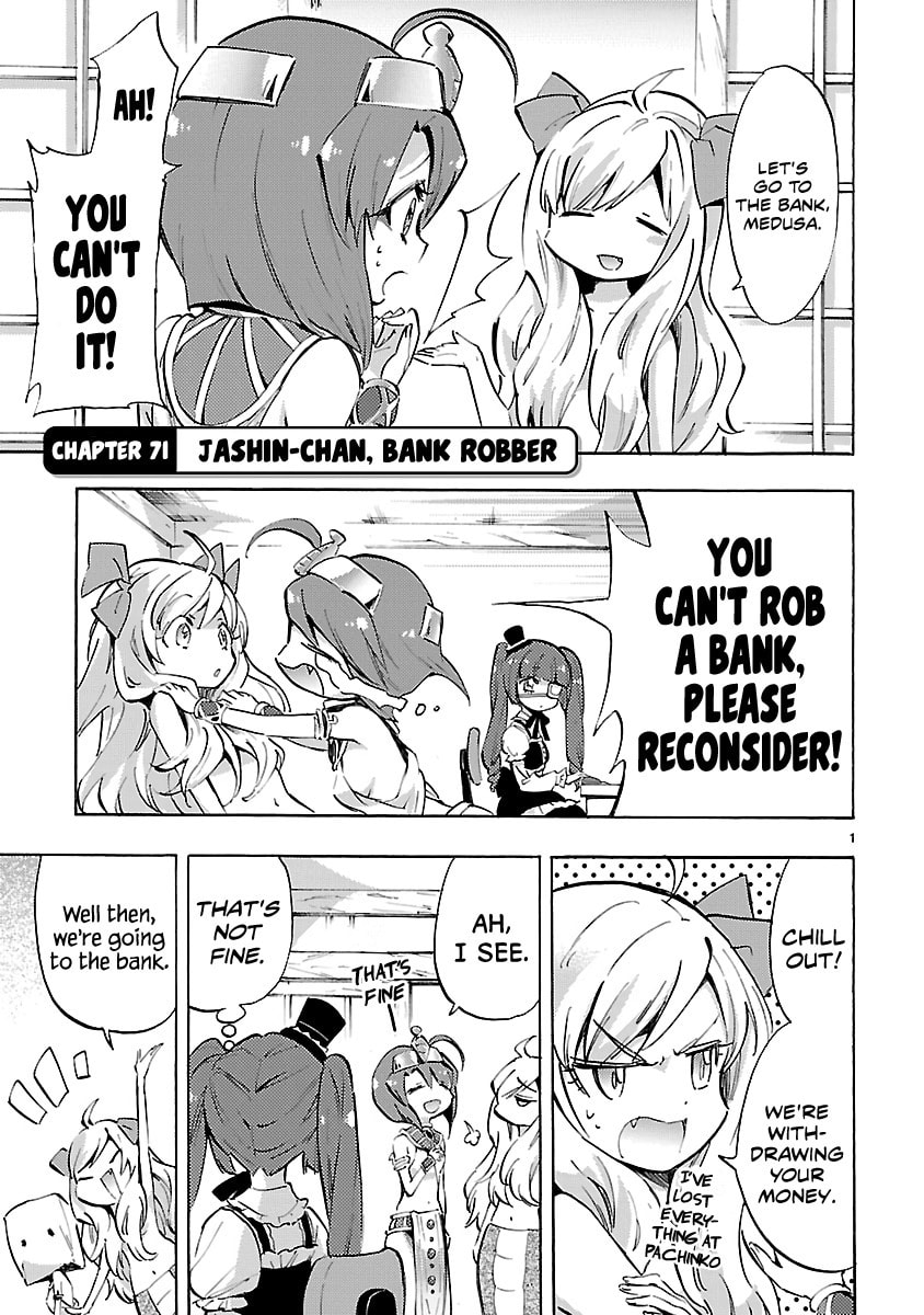 Jashin-chan, Bank Robber page 0