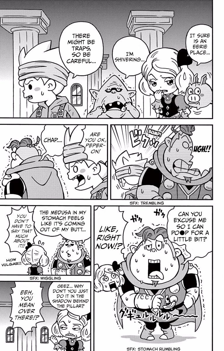 An adventure with exciting weapons and hilarious friends!! page 18