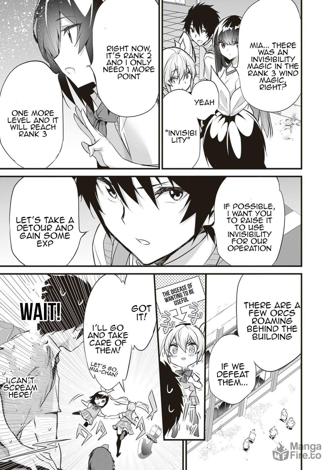 Seizing the main building of Junior High page 14