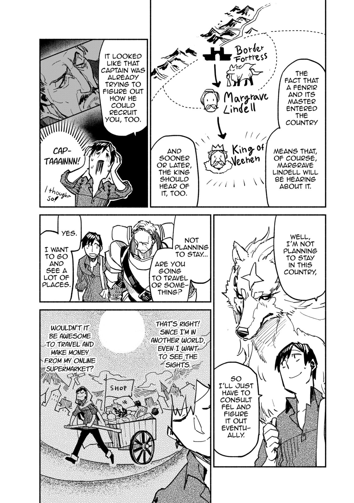 When I Tried to Approach the Border With a legendary Magic Beast in Tow. It Was Really Hard to Get In page 10