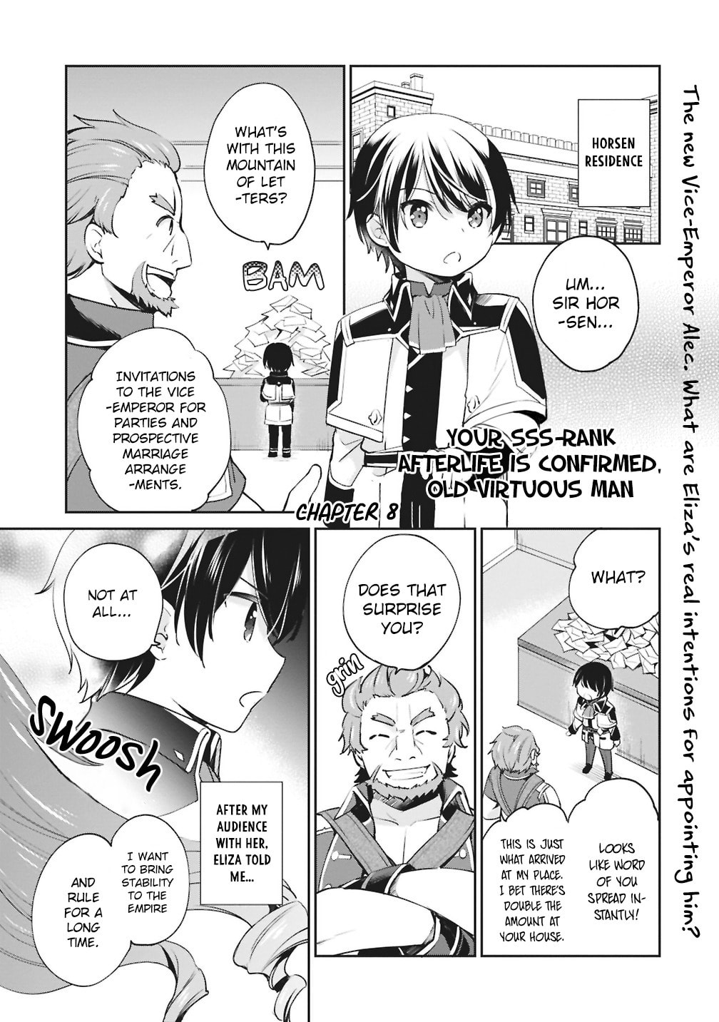 Zennin Ossan, Umarekawattara SSS Rank Jinsei ga Kakutei Shita – Chapter 8 page 0