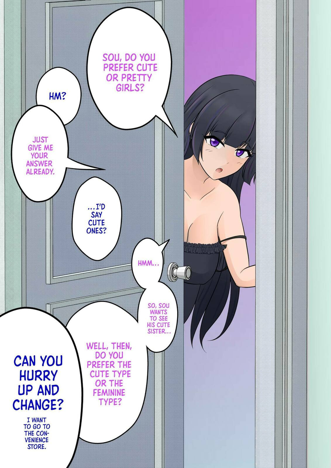 I want to go to the convenience store. page 0