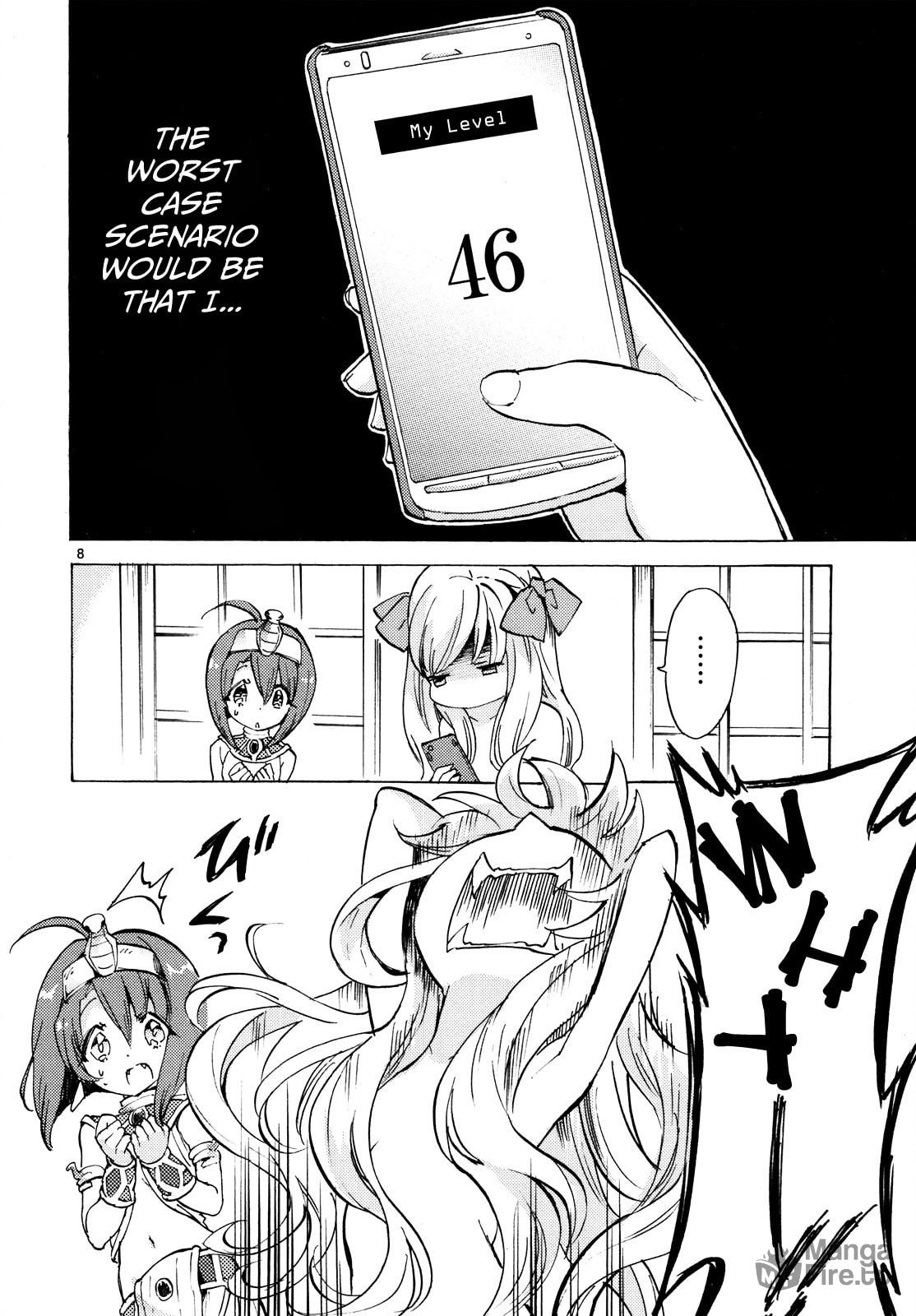 Jyashin-chan Level Down page 8