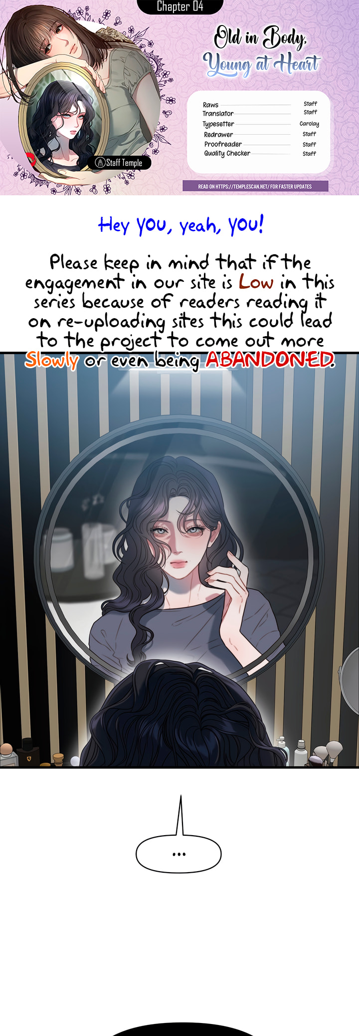 Old in Age, Young at Heart – Chapter 4 page 0