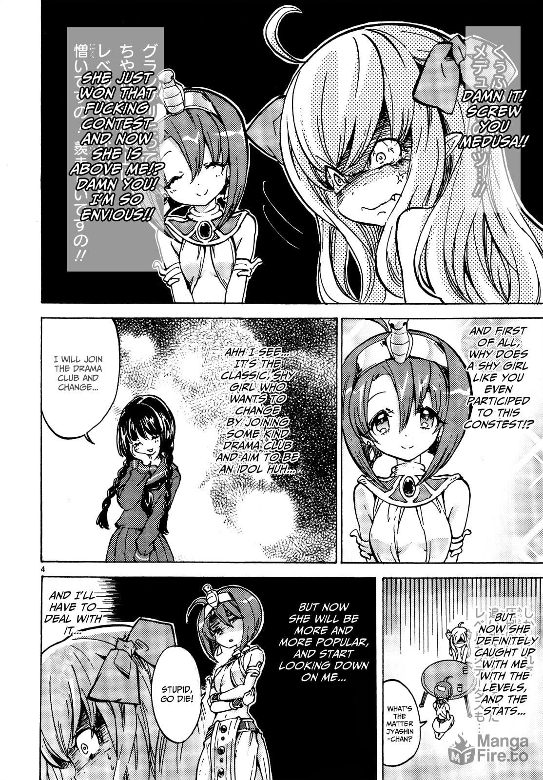 Jyashin-chan Level Down page 4